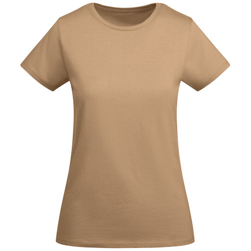 T-shirt personnalisé coton bio 175g femme Breda Roly Orange grec